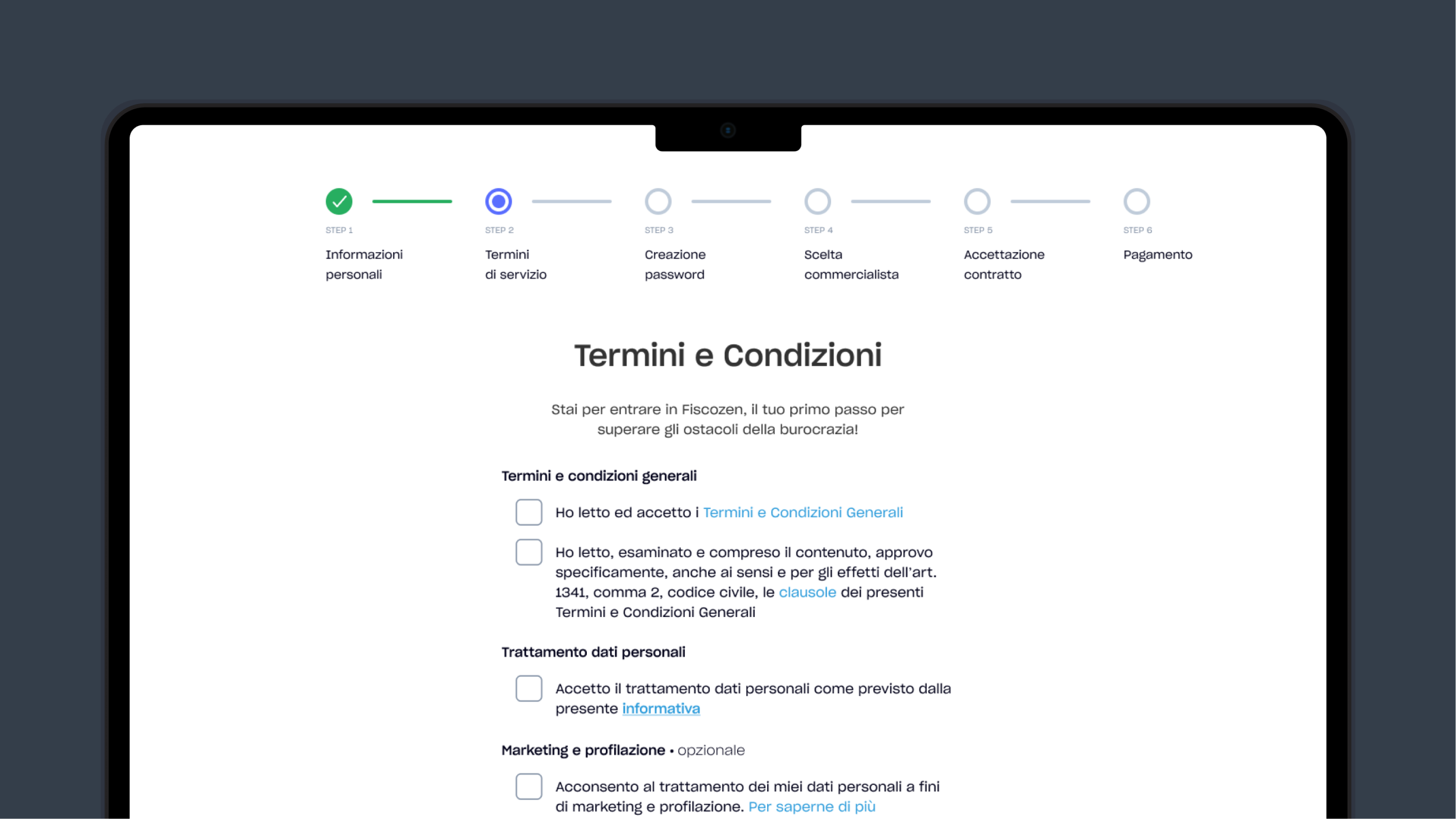 Fiscozen - Terms and conditions