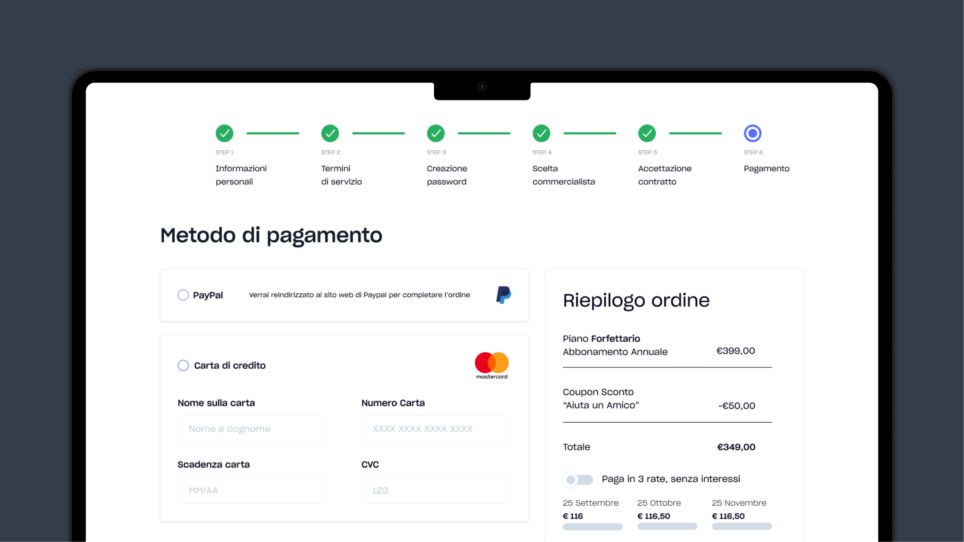 Fiscozen - Payment